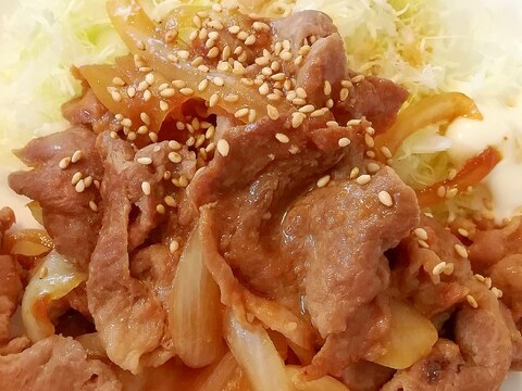 漬け置き5分☆豚のニンニク生姜焼き